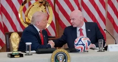 ترامب يشهد قرعة مونديال 2026.. تعرف علي الموعد