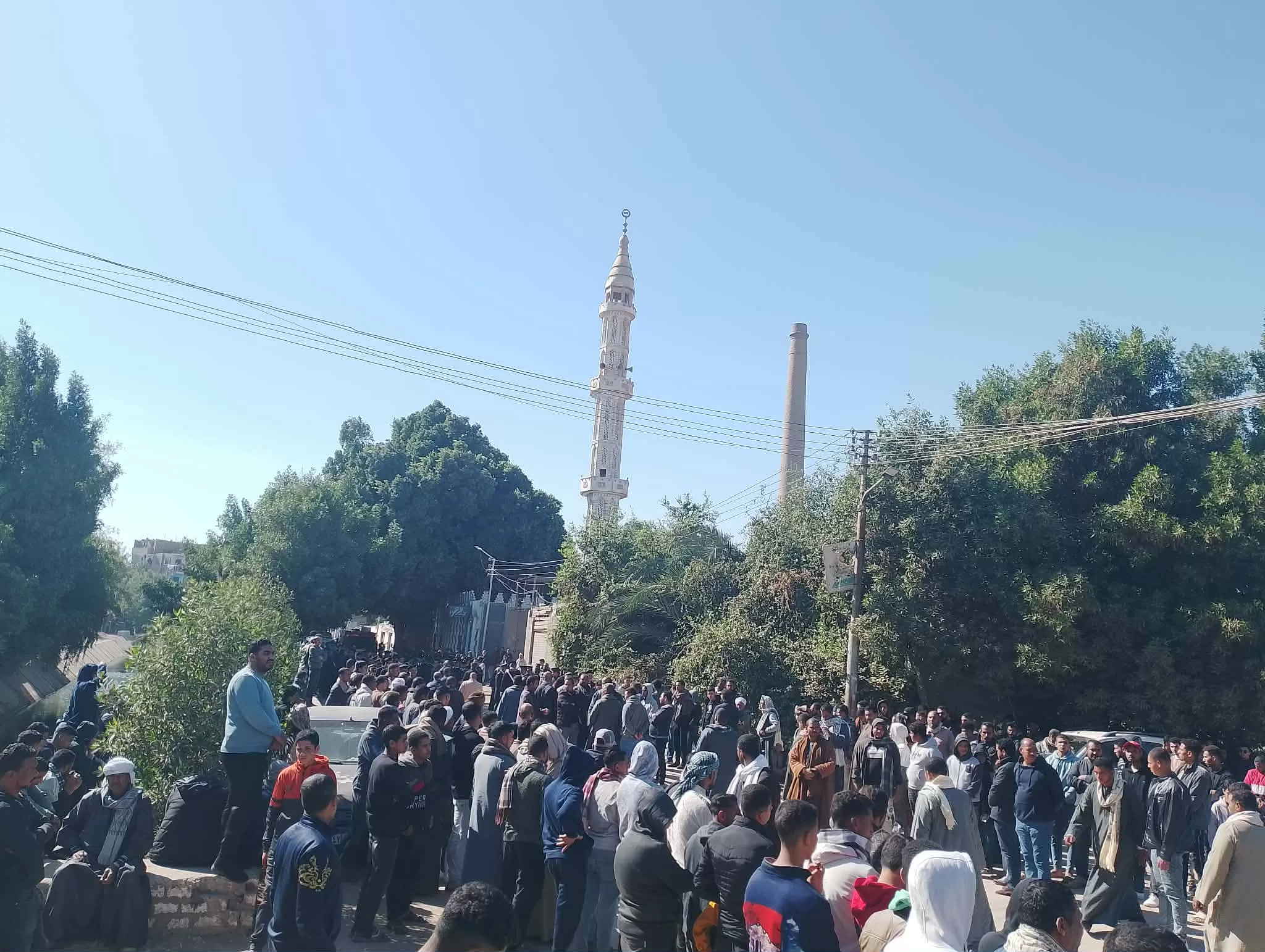 الحزن يخيم على الاهالى