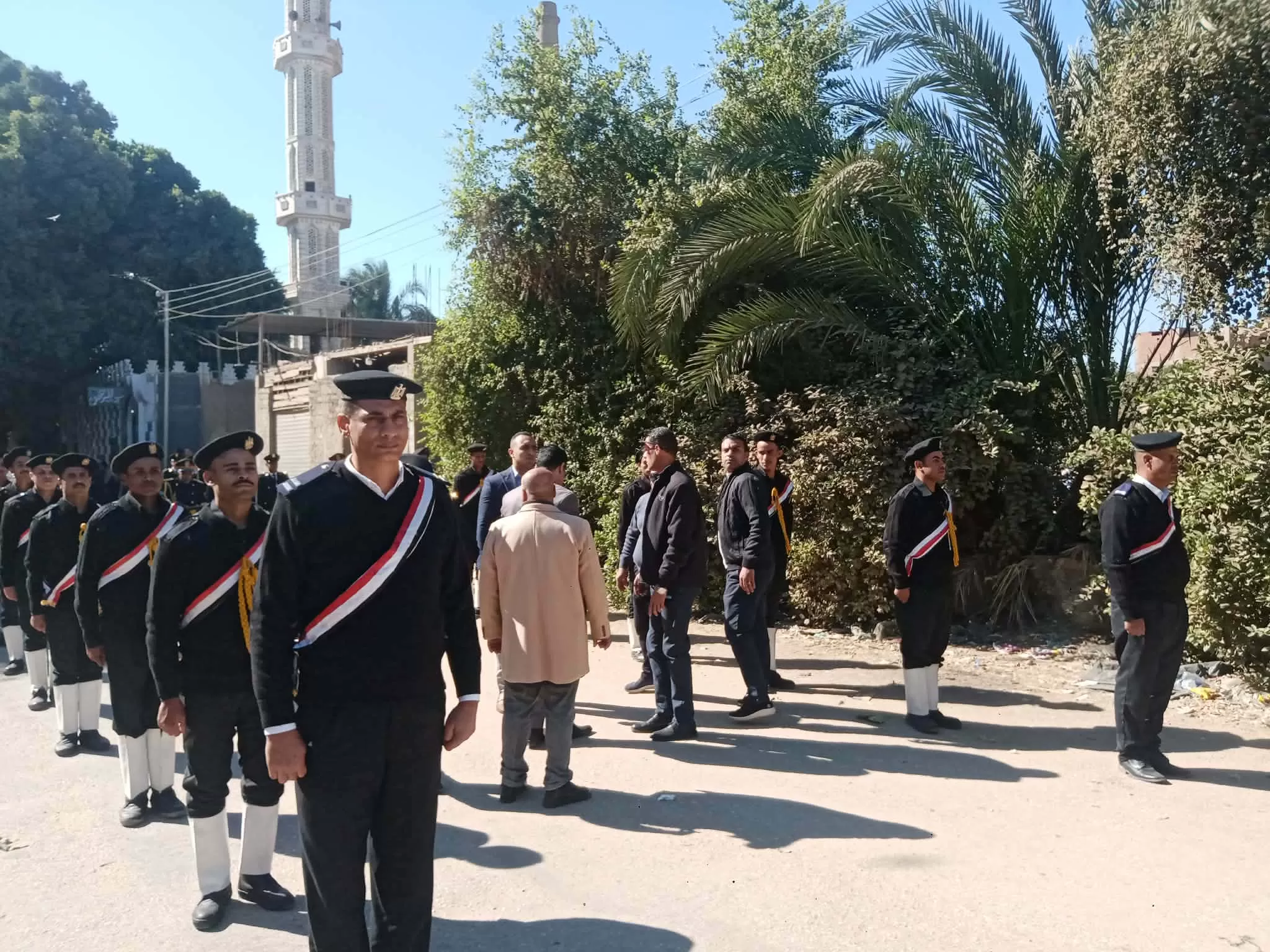 مقدمة الجنازة العسكرية