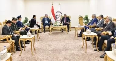 وزير الدولة للإنتاج الحربى يستقبل وزير الإنتاج الدفاعى البرازيلى