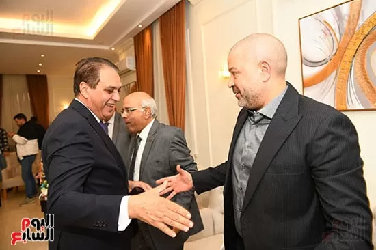 النائب أحمد دياب وعدد من الحضور