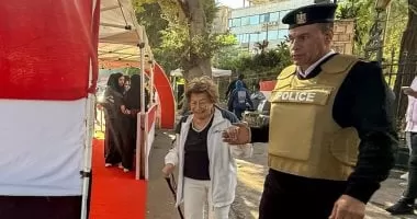 انتظام الخدمات الأمنية بمحيط لجان الدوائر 19 الملغاة بانتخابات النواب