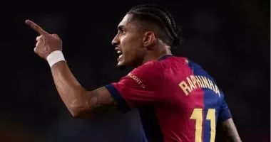 برشلونة ضد أتلتيكو مدريد.. البارسا يتعادل 1-1 بهدف رافينيا (فيديو)