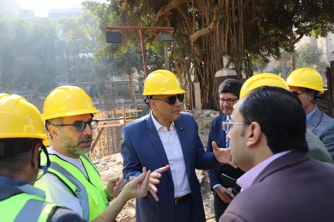 محافظ الجيزة يتفقد نسب التنفيذ بمشروع تطوير حديقة الحيوان (7)