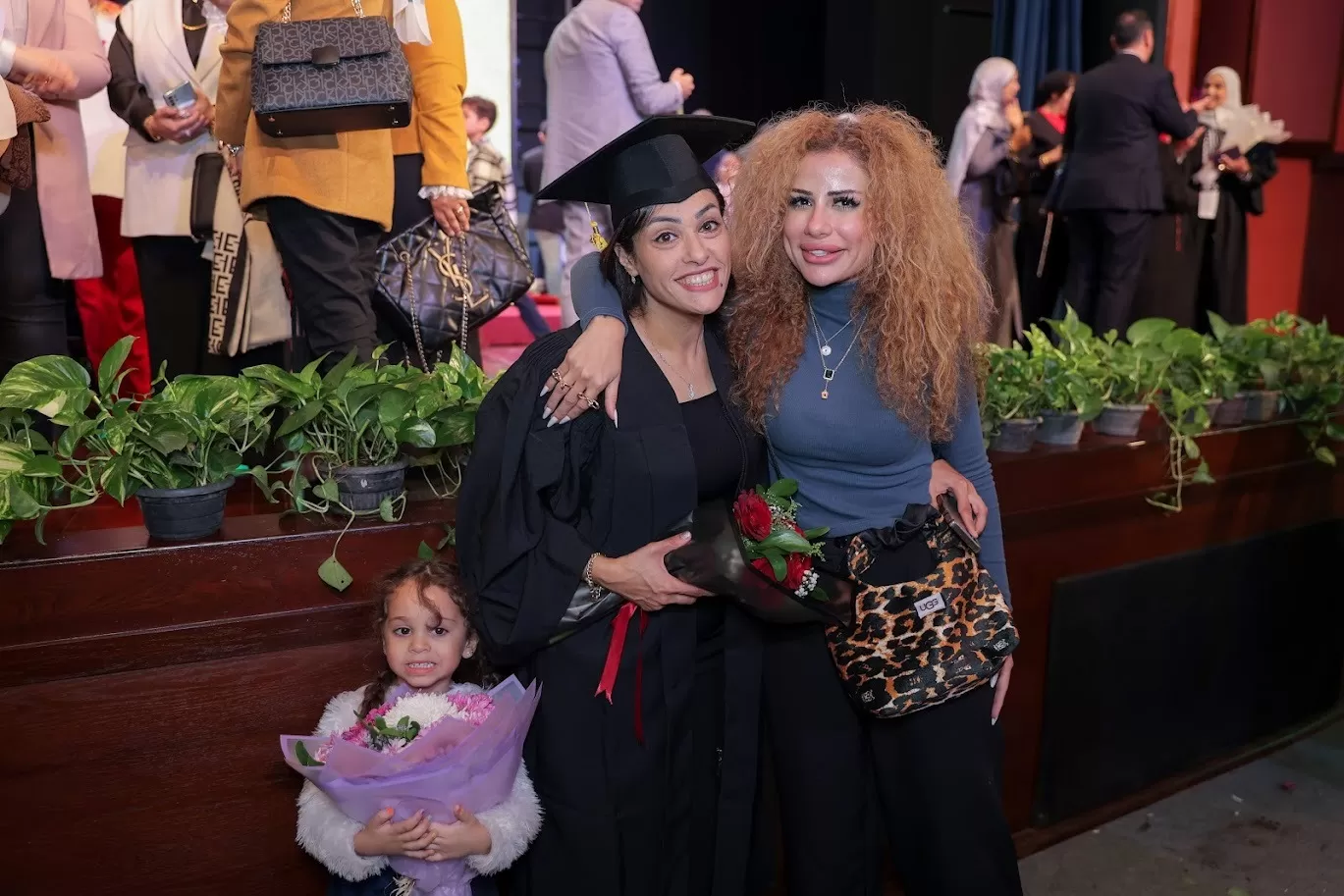 الزميلتان أمنية الموجى وجهاد الدينارى