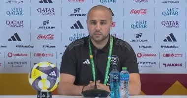 كأس العرب 2025.. التشكيل الرسمي لمباراة الجزائر ضد السودان