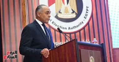 بدء مؤتمر الهيئة الوطنية عن اليوم الأول من انتخابات النواب فى الدوائر الملغاة