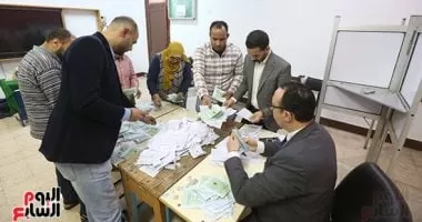 الحصر العددى للدائرة الثامنة مركز دار السلام فى سوهاج بانتخابات النواب