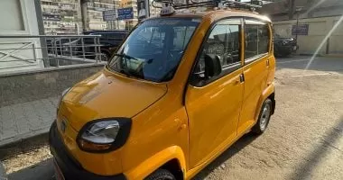 بديل التوك توك.. كيوت الجيزة بـ3 ألوان الأصفر للأحياء والأزرق للمدن الجديدة