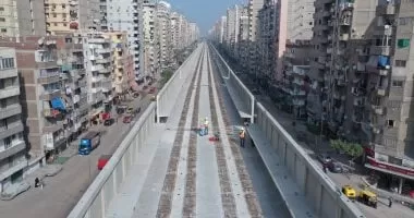 تصوير جوى يكشف تقدم أعمال المرحلة الأولى من مشروع مترو الإسكندرية