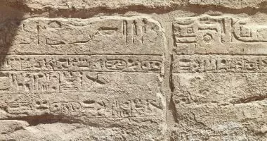 النقوش الفرعونية بمعابد الكرنك تكشف مفاجآت تاريخية عن منسوب النيل.. صور