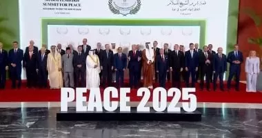 رسالة مصرية حاضره بقوة.. لقطات الرئيس السيسي بقمة السلام في حفل تكريم ترامب