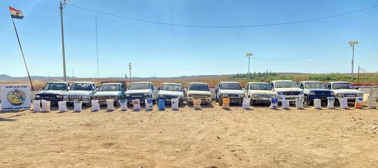 قوات حرس الحدود تضبط مخدرات وسلاح تتجاوز 2 مليار  جنيه بسيناء   (3)