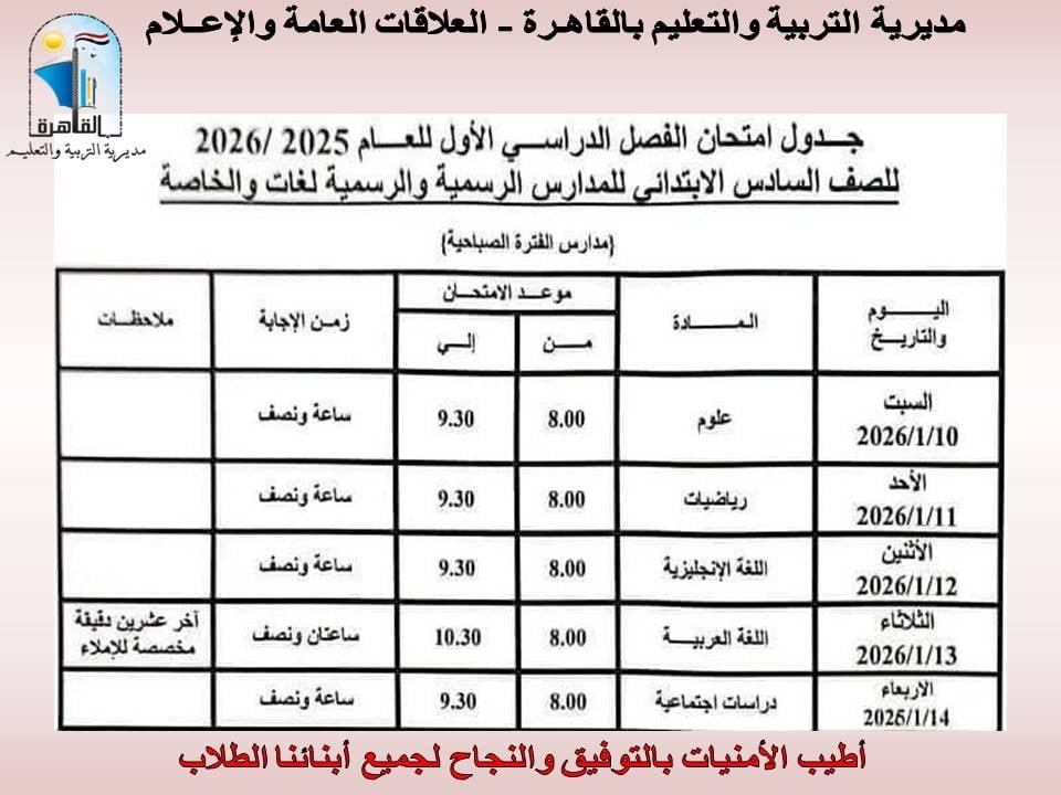 امتحانات الفصل الدراسي الأول (12)