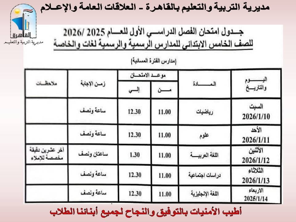 امتحانات الفصل الدراسي الأول (15)