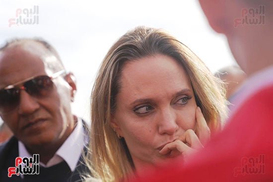 أنجلينا جولى فى تتضامن مع الفلسطينيين