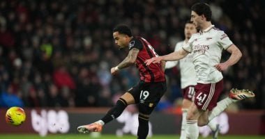 تعادل إيجابي يُشعل الشوط الأول من مواجهة بورنموث ضد أرسنال