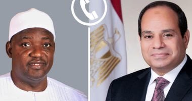 الرئيس السيسى يتلقى اتصالاً من رئيس جامبيا ويتفقان على الدفع بالعلاقات الثنائية في شتى المجالات