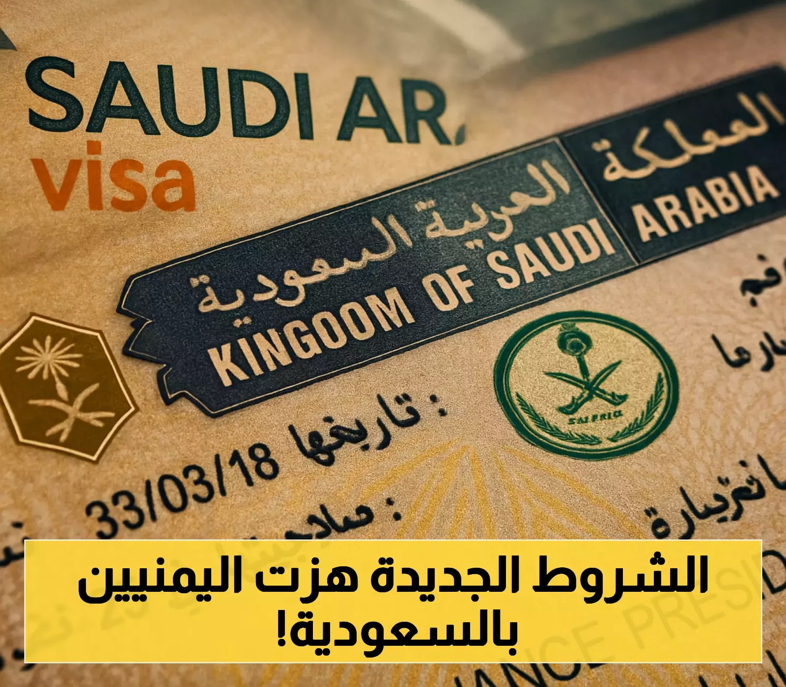 شروط سعودية جديدة على تأشيرات الزيارة العائلية للمقيمين اليمنيين بالمملكة