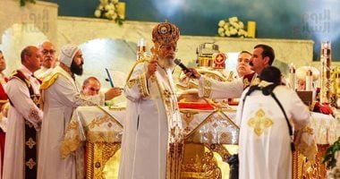 البابا تواضروس يترأس قداس العيد بكاتدرائية ميلاد المسيح بالعاصمة الجديدة