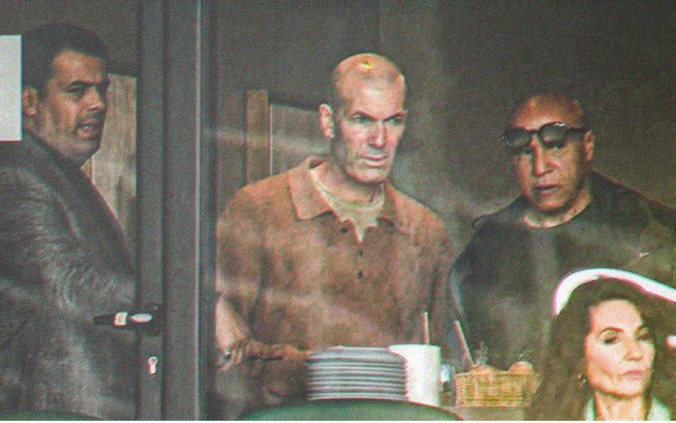 زيدان في المدرجات