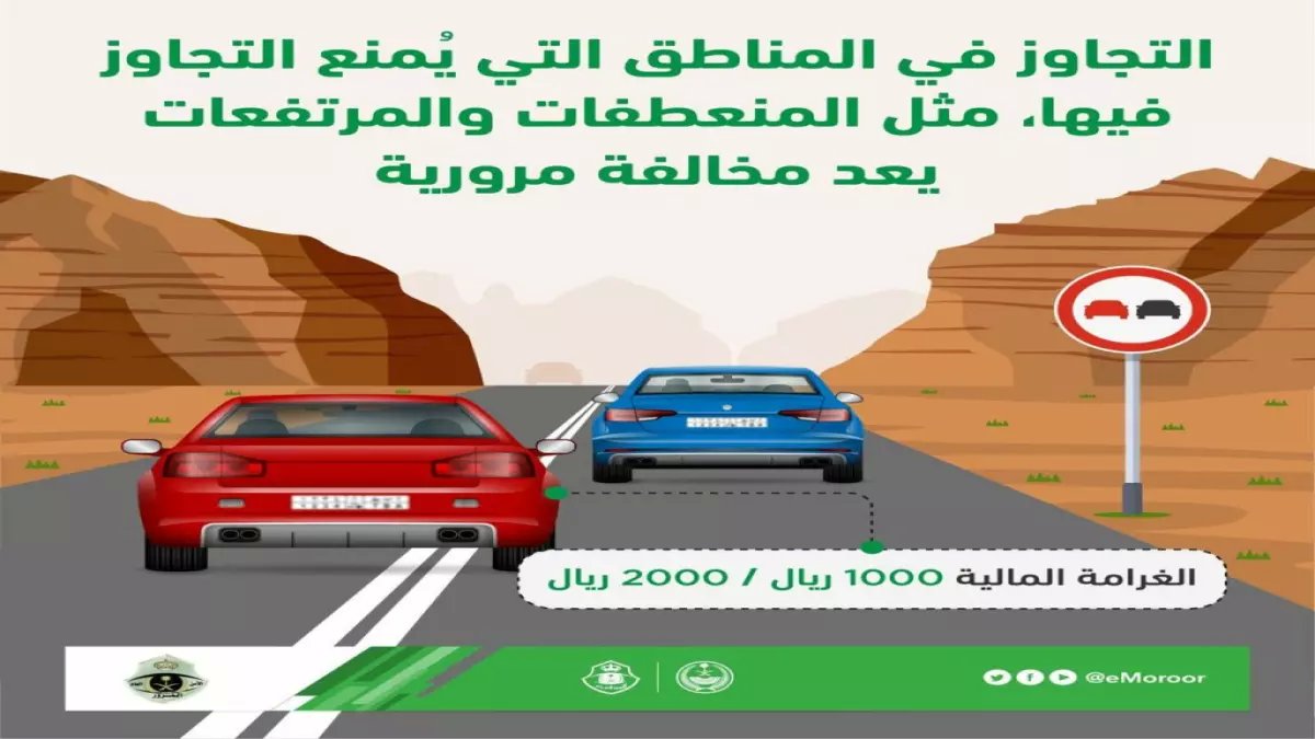 المرور السعودي يفرض غرامة جديدة تصل لـ 2000 ريال.. أحذر من هذه الحركة !