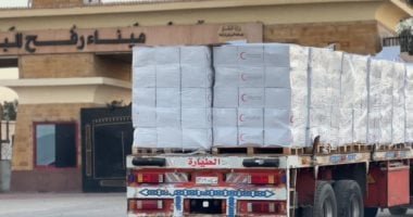 مد غزة بـ7 آلاف طن مساعدات إنسانية وشتوية ضمن قافلة زاد العزة الـ 114