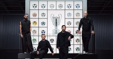 محمد صلاح يشارك أساطير دورى أبطال أوروبا فى إعلان الكرة الجديدة.. صور