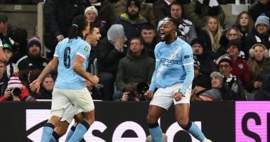 نيوكاسل يونايتد ضد مان سيتي.. السيتيزنز يحسم موقعة الذهاب بثنائية