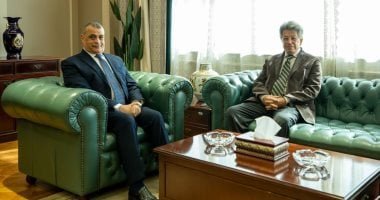 وزير الدولة للإنتاج الحربى يستقبل رئيس الشركة المتحدة للخدمات الإعلامية