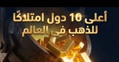 أعلى 10 دول امتلاكًا للذهب حول العالم