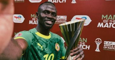 السنغال ضد مصر.. ساديو ماني يتوج بجائزة أفضل لاعب في المباراة