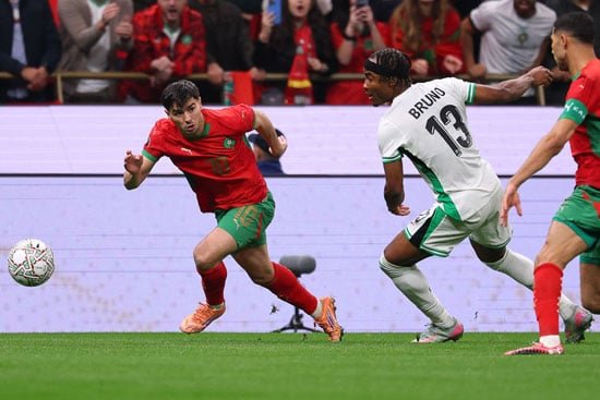 إبراهيم دياز خلال المباراة إبراهيم دياز خلال المباراة