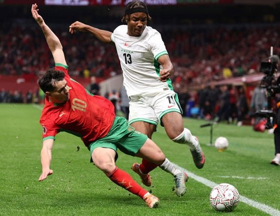 المغرب ونيجيريا الشوط الثانى المغرب ونيجيريا الشوط الثانى