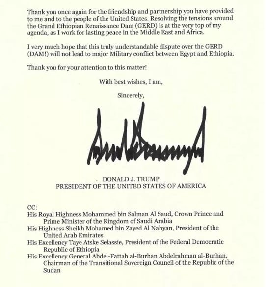 نص رسالة الرئيس الأمريكى للرئيس السيسى نص رسالة الرئيس الأمريكى للرئيس السيسى