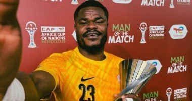 مصر ضد نيجيريا.. حارس النسور الخضراء أفضل لاعب فى المباراة