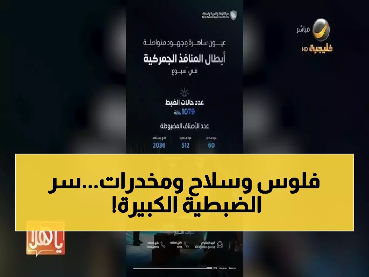  زاتكا تحبط 1079 محاولة تهريب خطيرة خلال أسبوع واحد - مخدرات وأسلحة ومبالغ ضخمة!