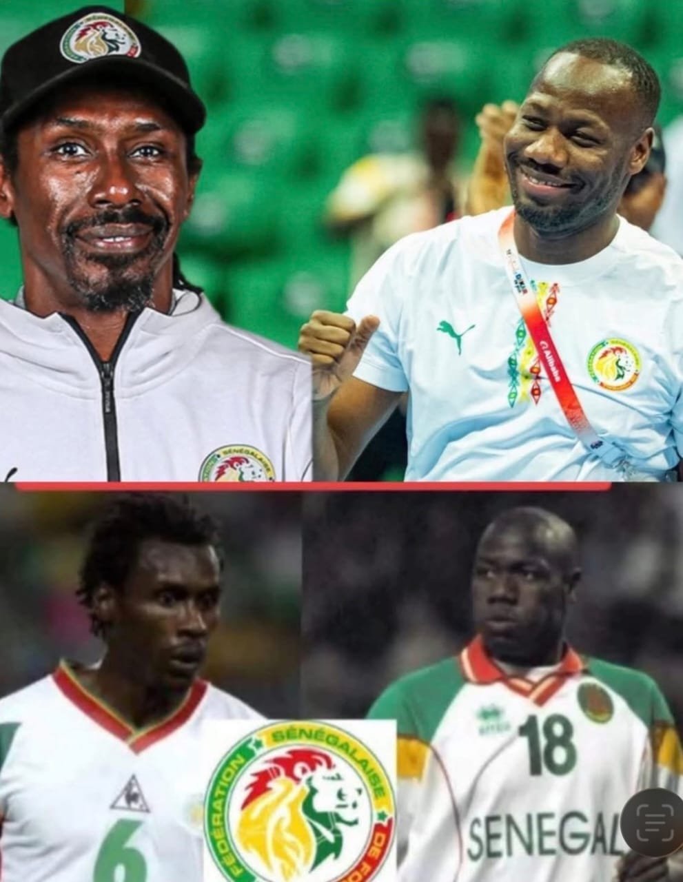 سيسيه وثياو مع منتخب السنغال سيسيه وثياو مع منتخب السنغال