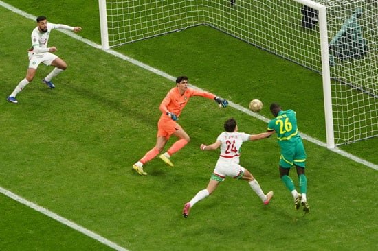 بونو خلال المباراة