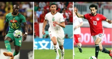 أمم أفريقيا تشعل سباق الكرة الذهبية بين صلاح وحكيمي وماني