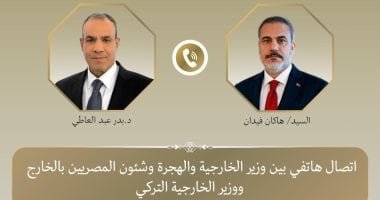 وزير الخارجية يبحث مع نظيره التركى ضرورة تنفيذ استحقاقات المرحلة الثانية بغزة