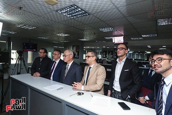 السفير اليابانى فى ضيافة تلفزيون اليوم السابع