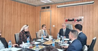 سفير اليابان يحتفى بزيارة اليوم السابع..ويؤكد حرصه على التعاون مع الإعلام