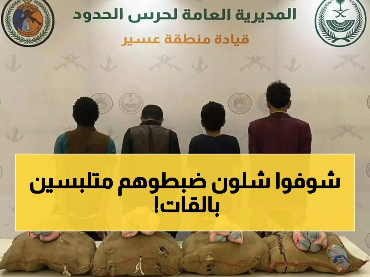  ضبط شبكة تهريب ضخمة على الحدود... 12 مهرباً و204 كيلو قات في عملية استثنائية!