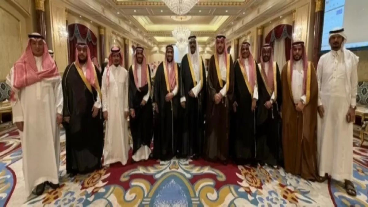 بالصور: اللواء الميمان يزف نجله المحامي نواف في احتفال مهيب بمكة المكرمة - الأهل والأصدقاء يشاركون الفرحة