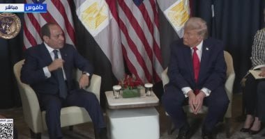 لقاء الرئيس السيسي وترامب على هامش منتدى دافوس.. فيديو