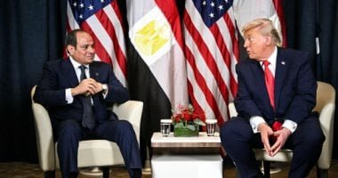 ترامب: سعداء بتواجد الرئيس السيسي في مجلس السلام.. صور