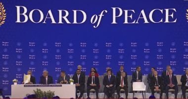 شاهد مراسم توقيع ميثاق مجلس السلام فى غزة بحضور ترامب.. صور