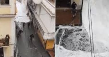 إعصار هارى يضرب اليونان.. مصرع شخصين فى أثينا وأضرار جسيمة (فيديو)