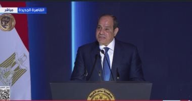 الرئيس السيسى بحفل عيد الشرطة: سنظل أوفياء لذكرى شهداء الوطن